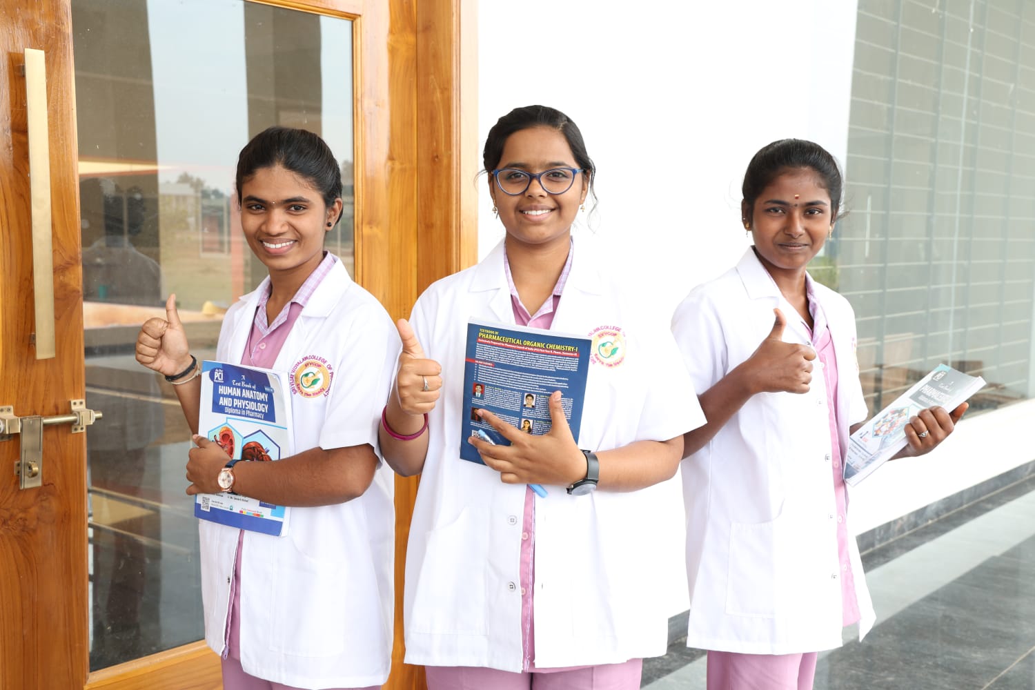 Students ready to guide pharmacy admission enquiries